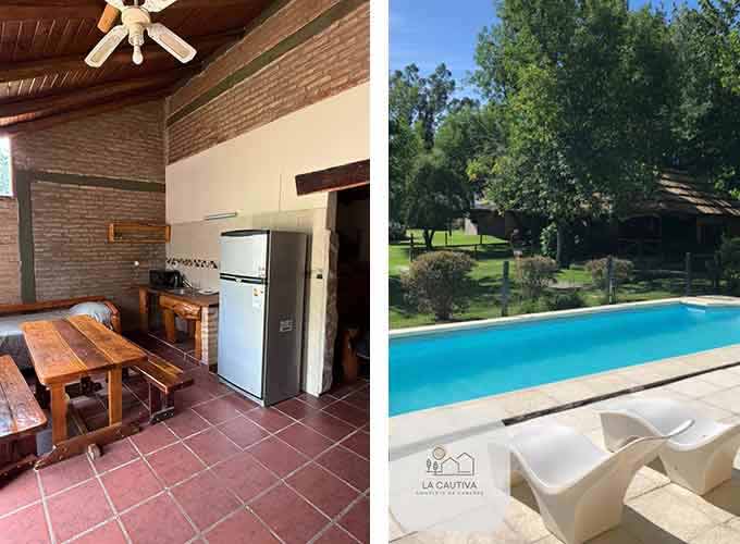 Alquiler cabañas con pileta en Tanti
