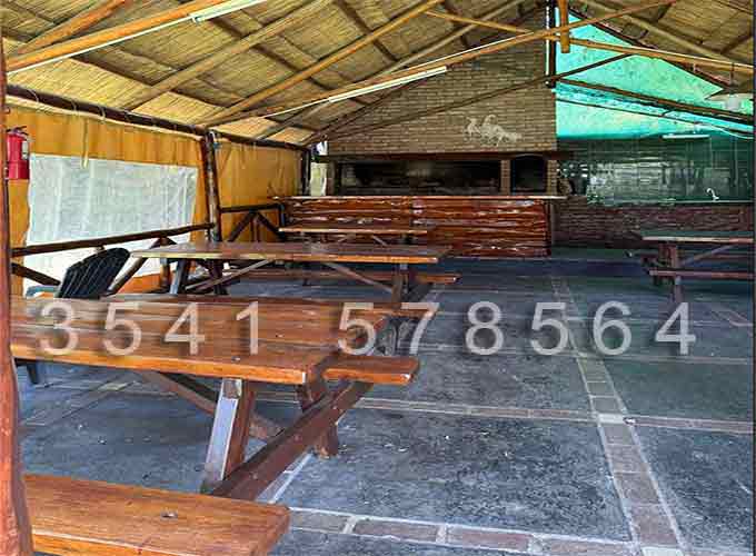 Alquiler cabañas con asador.