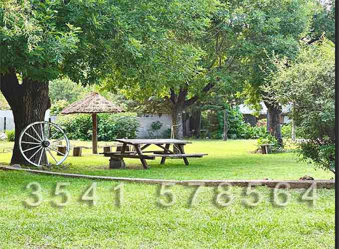 Alquiler cabañas con parque.