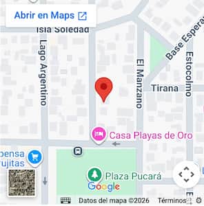 Ubicación casa  para 6 personas con pileta en Playas de Oro