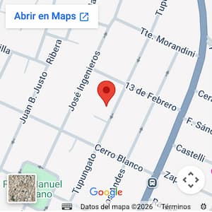 Ubicación de casa para 9 personas, con cochera doble, a 6 cuadras del centro, Carlos Paz