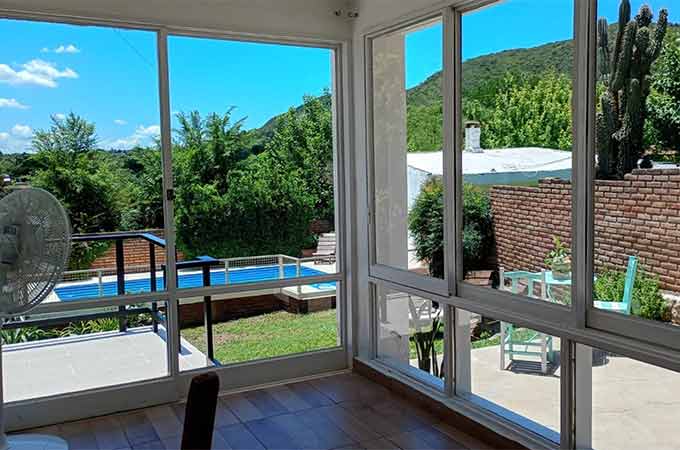 alquiler casa con pileta a cuadras del rio