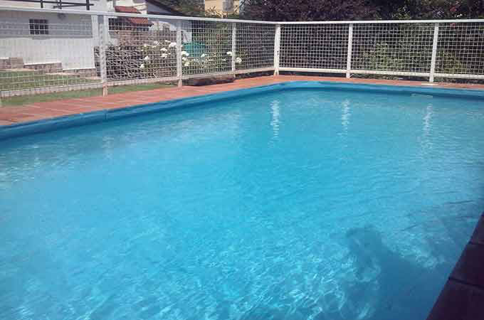 alquiler casa con pileta a cuadras del rio