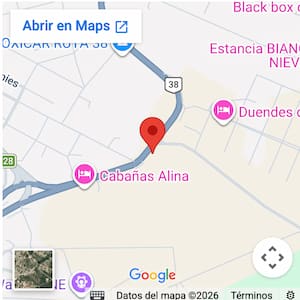 Ubicación casa con piketa para 8 personas con pileta en Empalme a Tanti, cerca de Carlos Paz