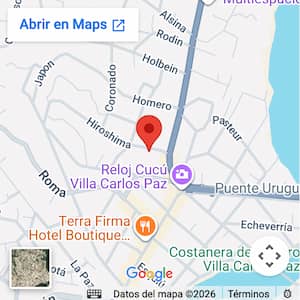Ver ubicación en el mapa de casa centrica con pileta