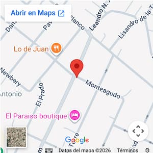 Ubicación de casa céntrica  para 4 personas con pileta cerca balneario, en Carlos Paz