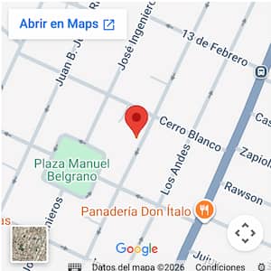 Ver ubicación departamentos para 6 con pileta, asador y cocheras
