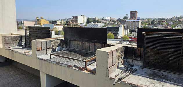 Apartamento en edificio con asadores, Carlos Paz