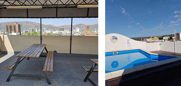 Terraza con vista en Carlos Paz