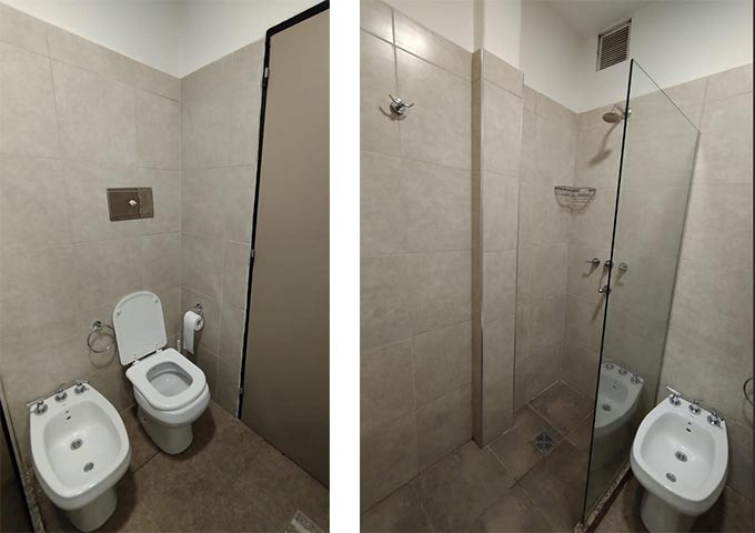  departamento con baño completo