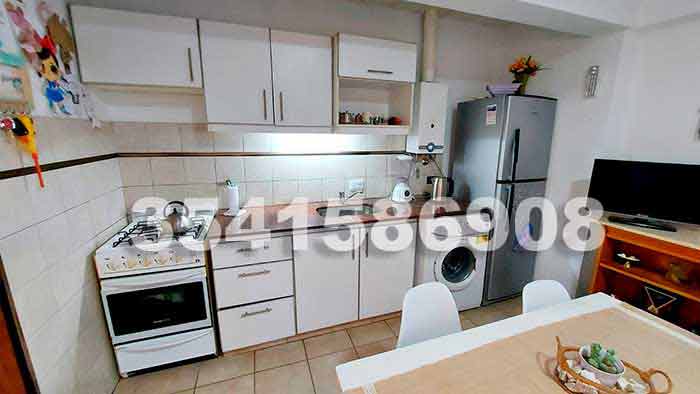 Departamento con cocina equipada